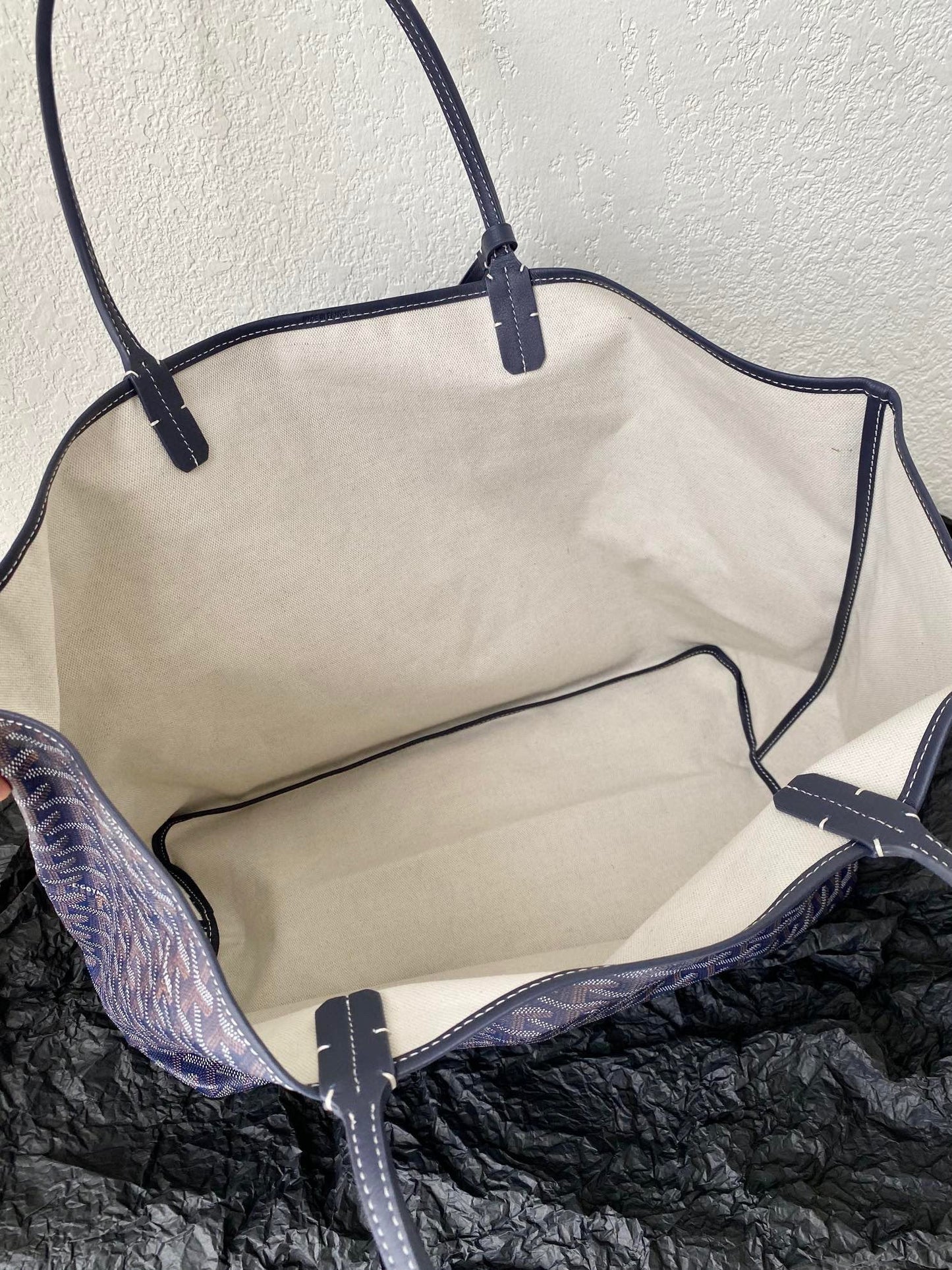 SAINT LOUIS GM 40CM NAVY BLUE CANVAS Amelia Amelia