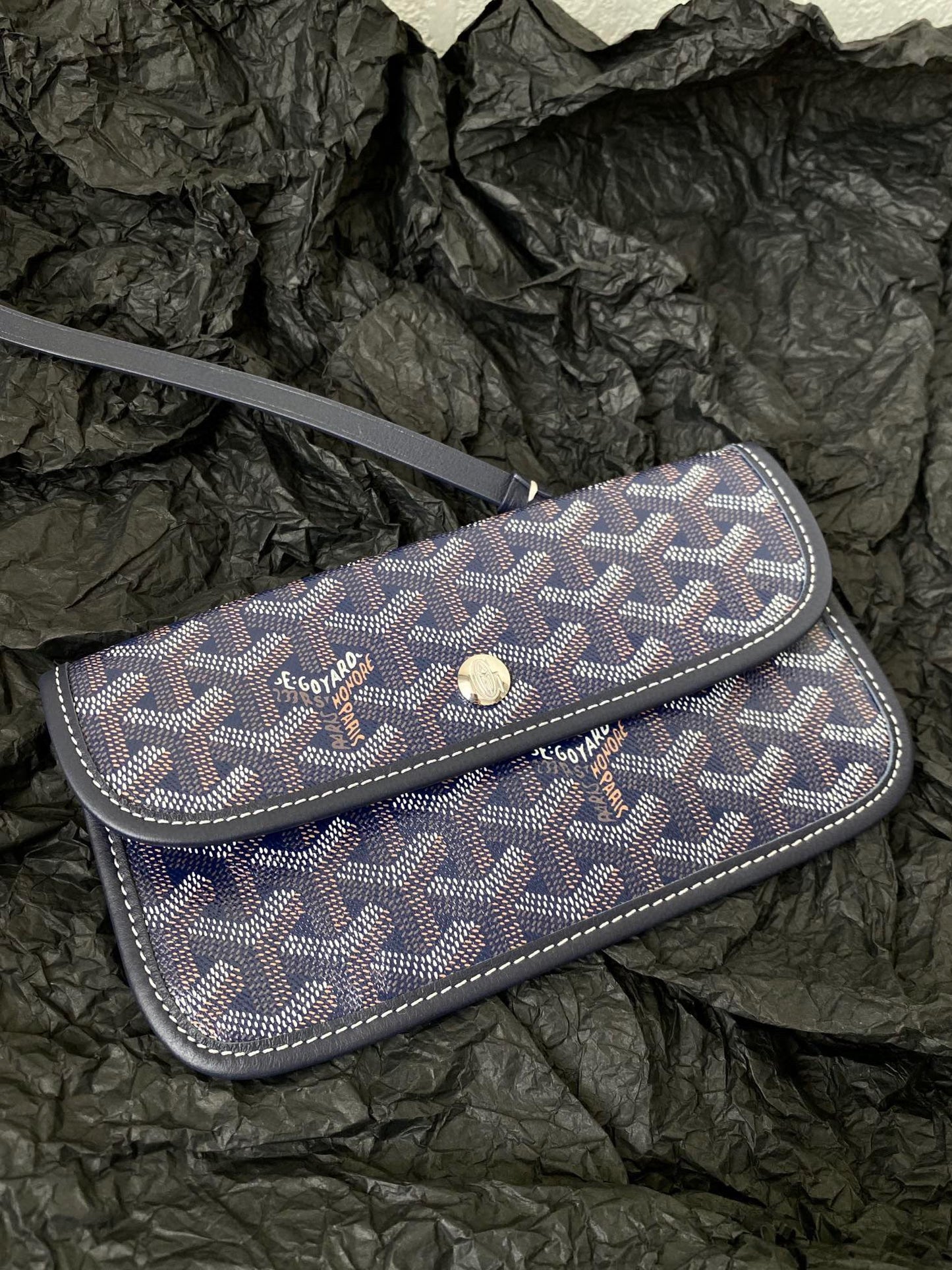 SAINT LOUIS GM 40CM NAVY BLUE CANVAS Amelia