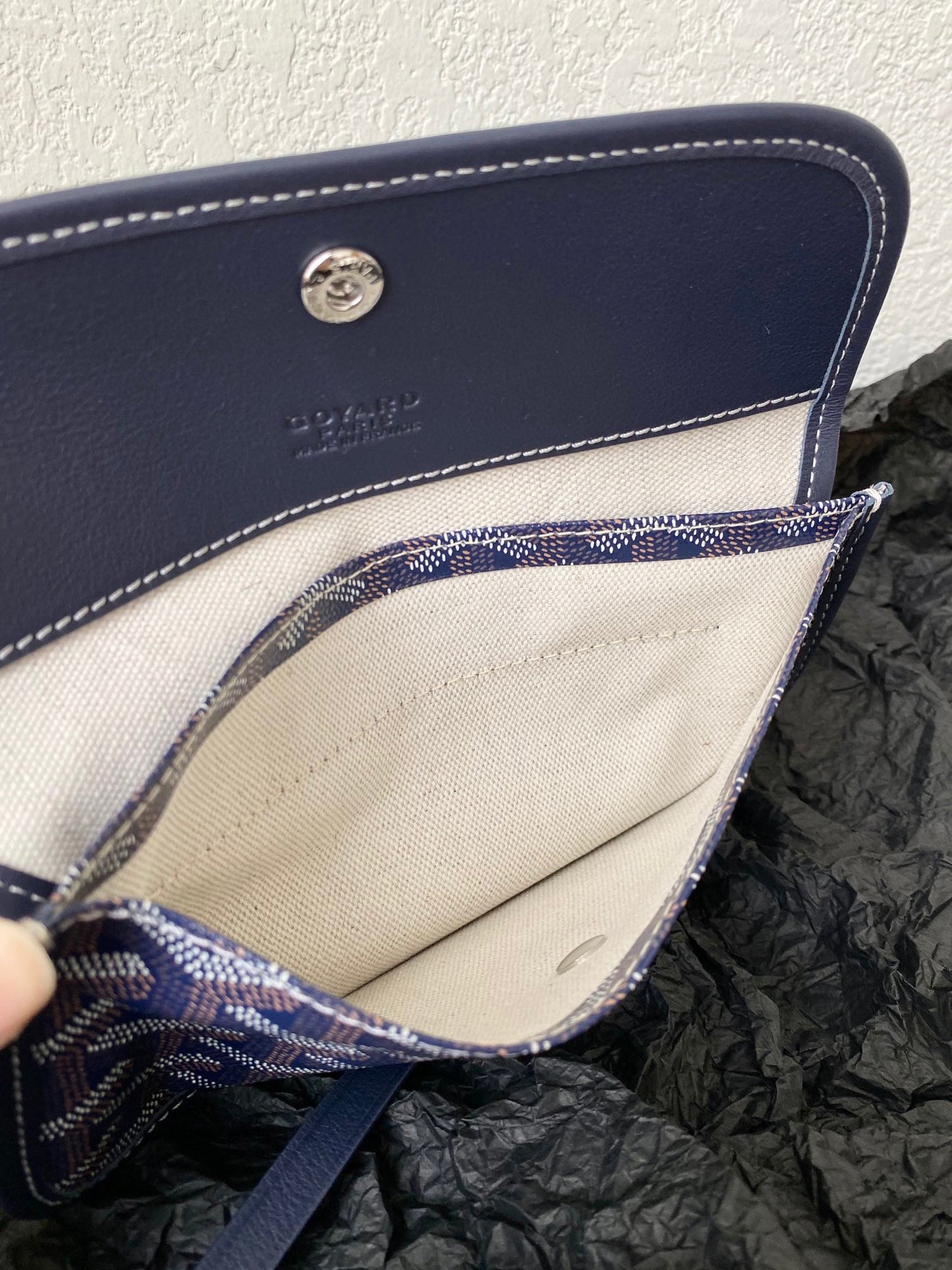 SAINT LOUIS GM 40CM NAVY BLUE CANVAS Amelia Amelia