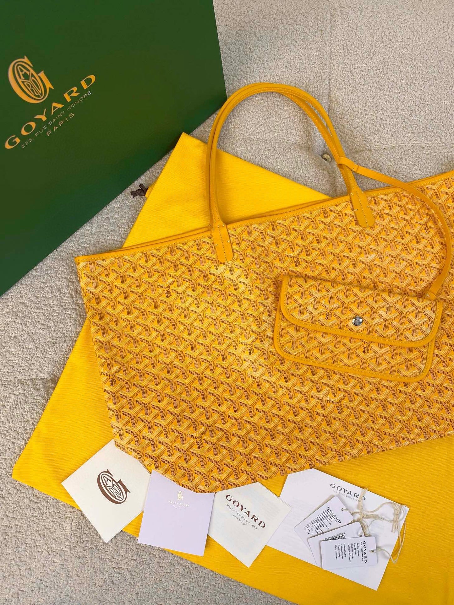 SAINT LOUIS GM 40CM YELLOW CANVAS Amelia Amelia