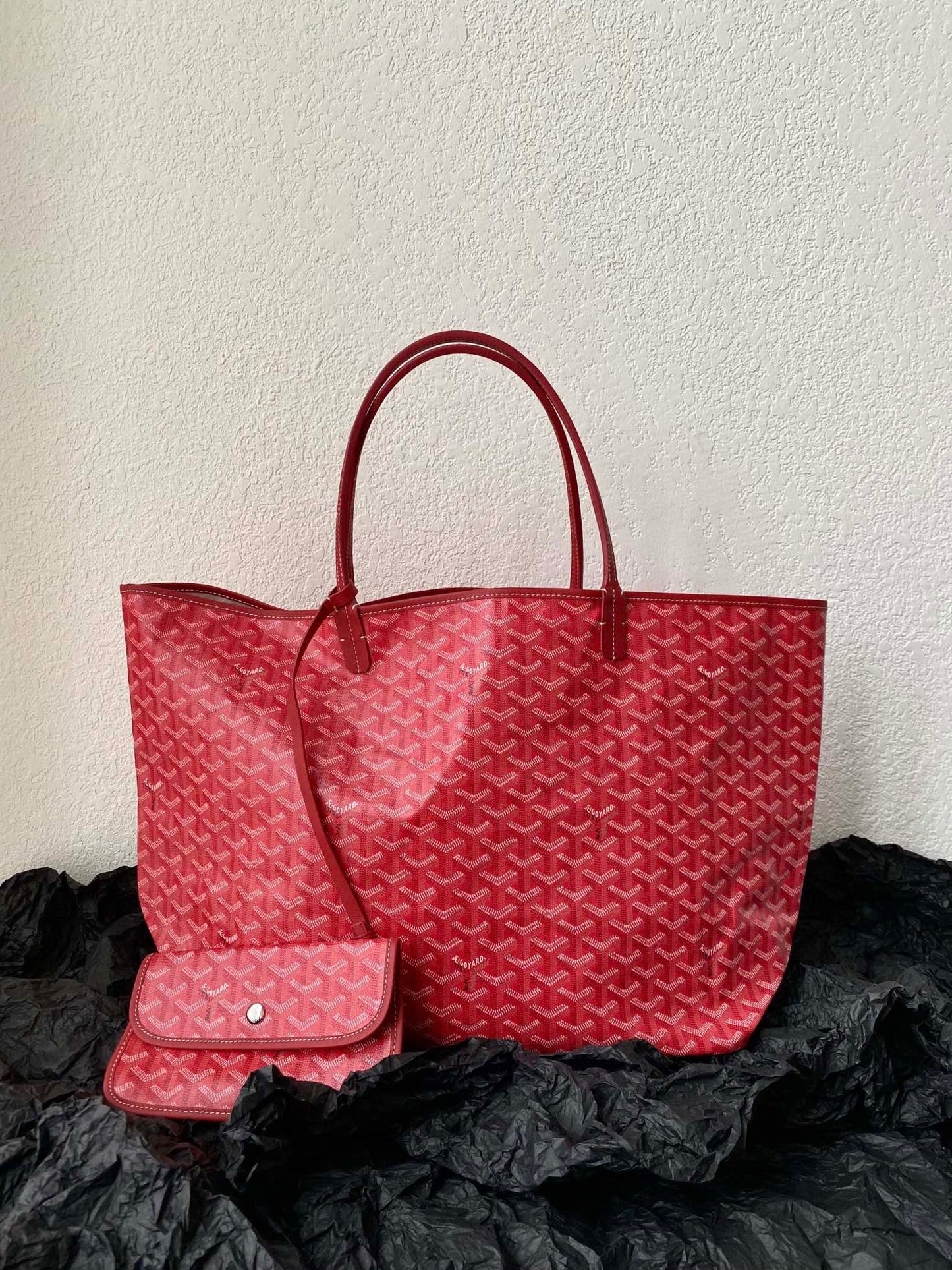 SAINT LOUIS GM 40CM RED CANVAS Amelia Amelia