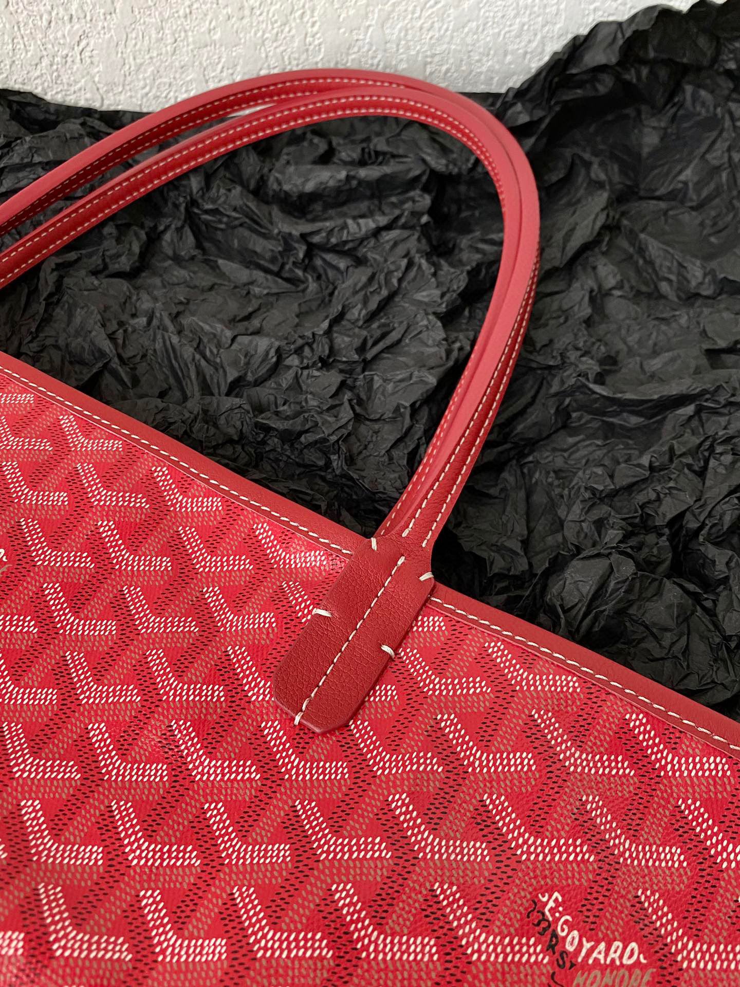 SAINT LOUIS GM 40CM RED CANVAS Amelia