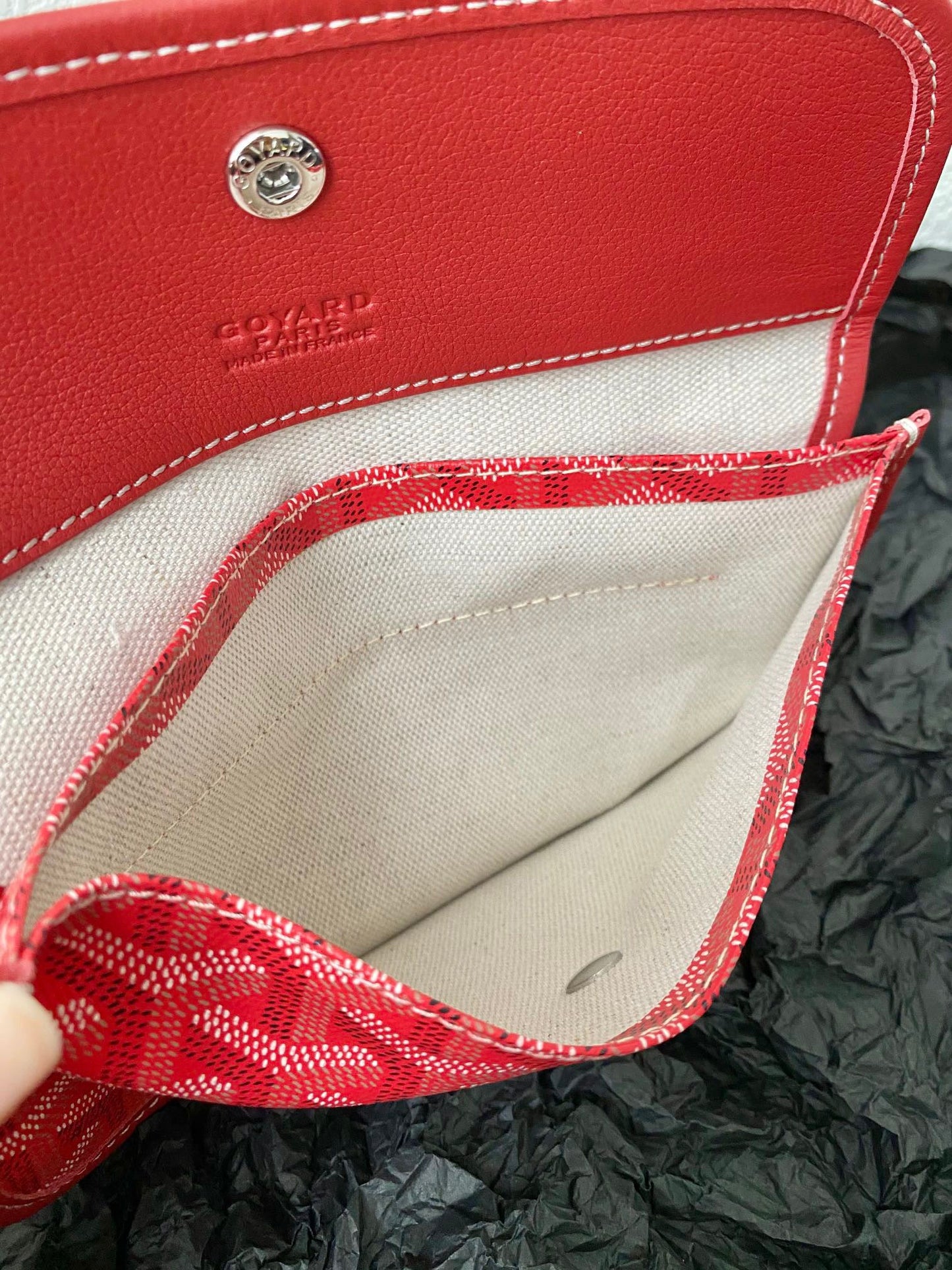 SAINT LOUIS GM 40CM RED CANVAS Amelia Amelia
