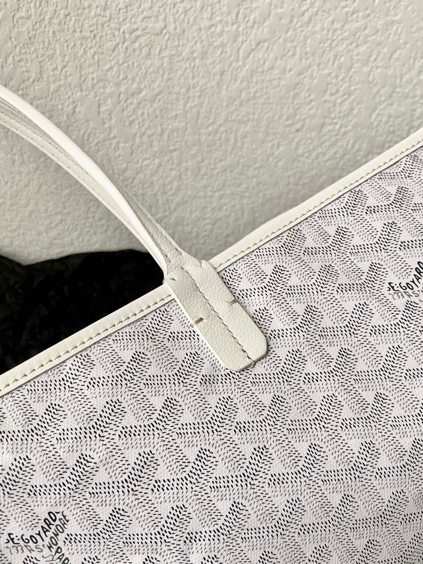 SAINT LOUIS GM 40CM WHITE CANVAS Amelia Amelia