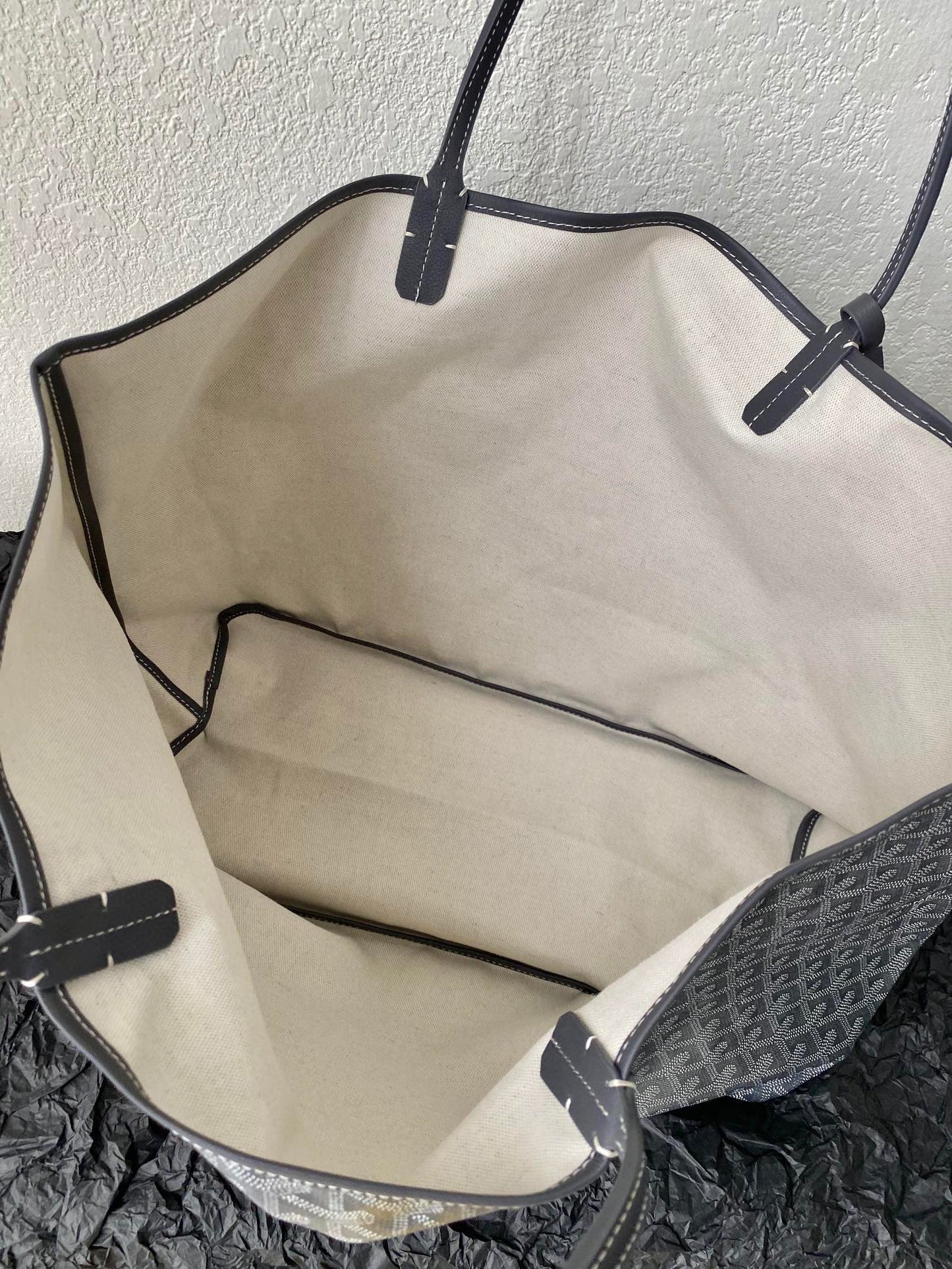 SAINT LOUIS GM 40CM GREY CANVAS Amelia
