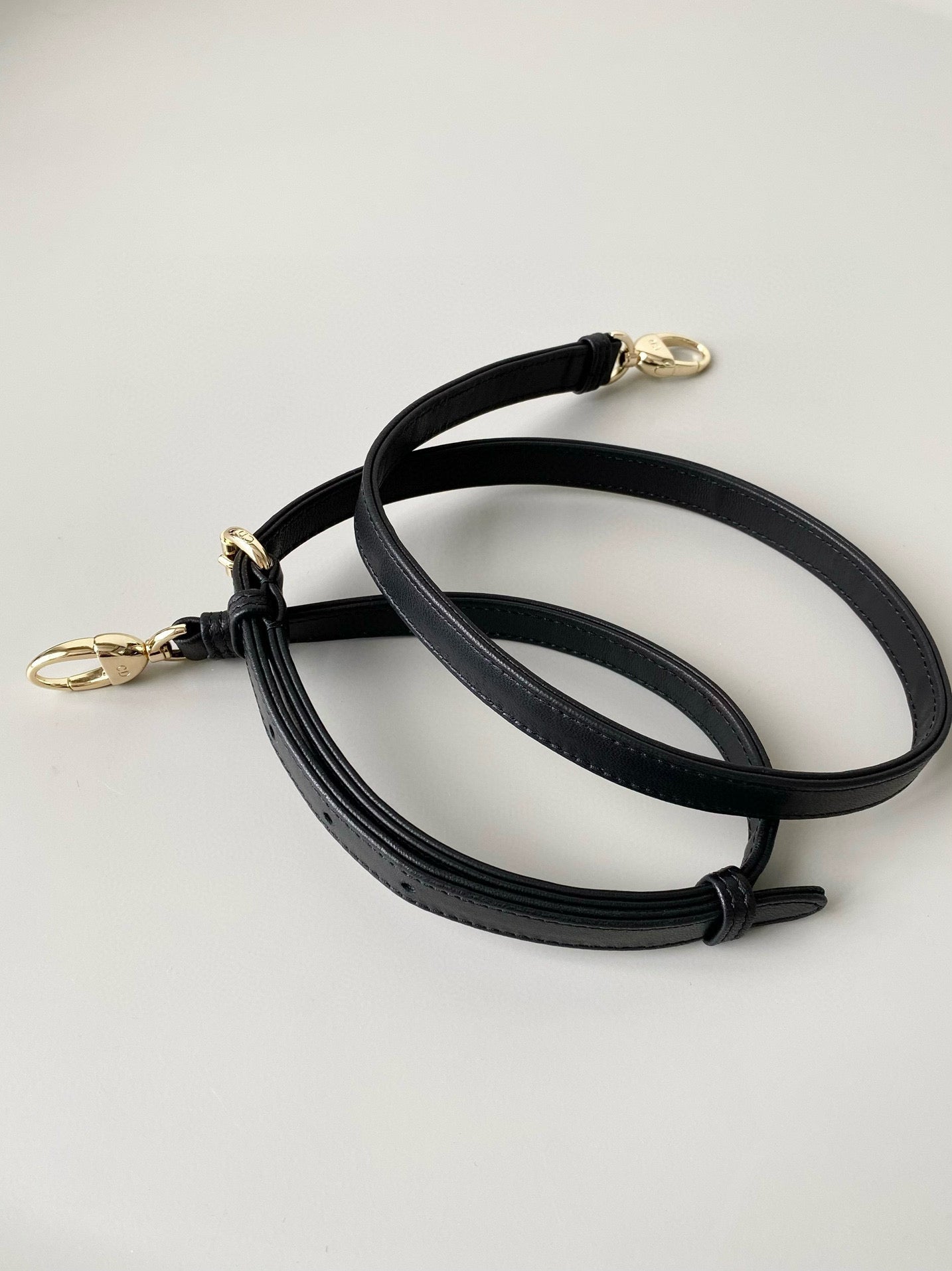 MINI MY LADY 17 BLACK CALFSKIN GOLD HARDWARE Amelia