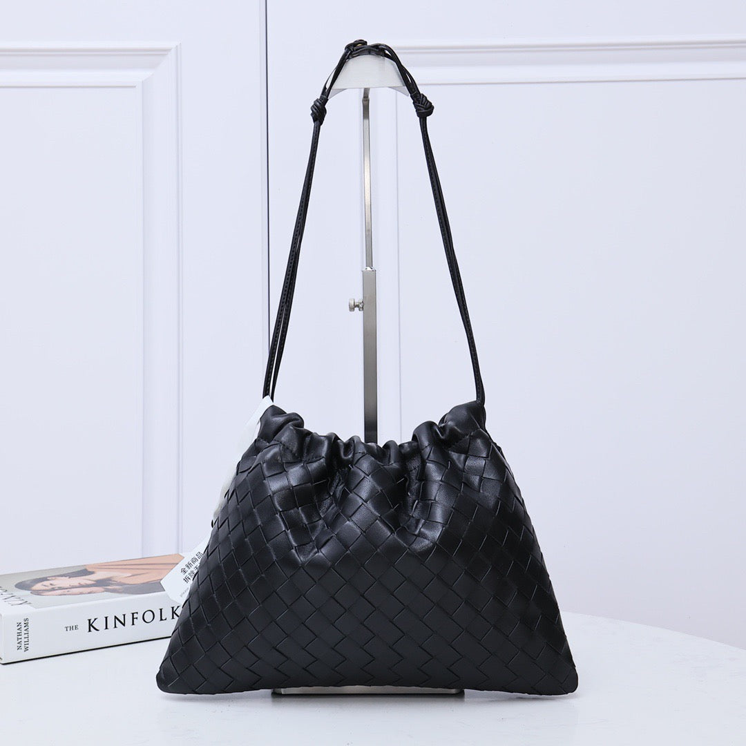 DUSTBAG MEDIUM 32 BLACK LAMBSKIN Amelia Amelia