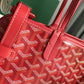 CHIEN GRIS & POCKET 34 RED CANVAS