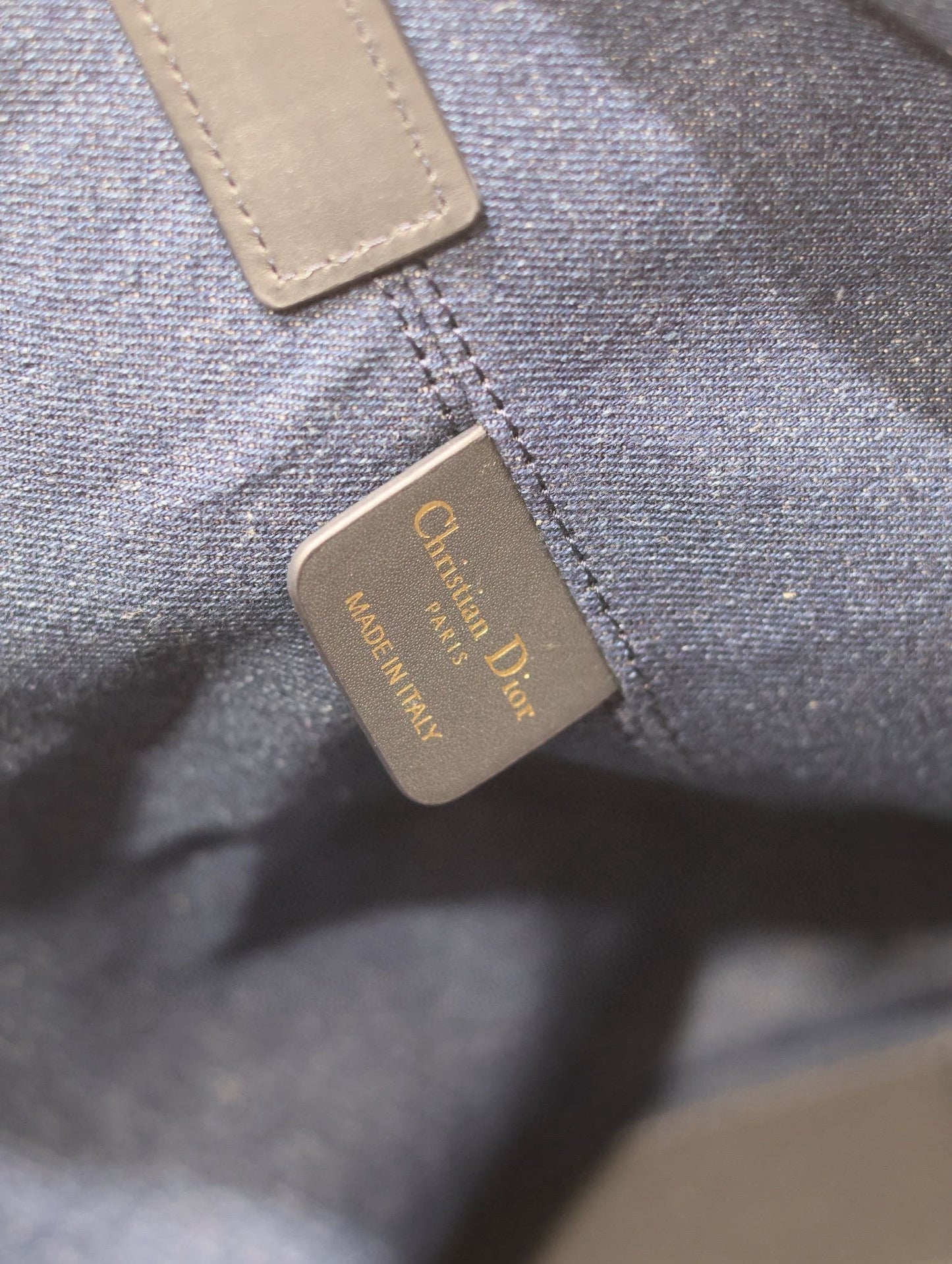 LARGE TOUJOURS 37 BLUE DENIM OBLIQUE JACQUARD Amelia