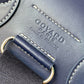 ALPIN MM BACKPACK 39 NAVY BLUE CANVAS CLAMECY CALFSKIN Amelia Amelia