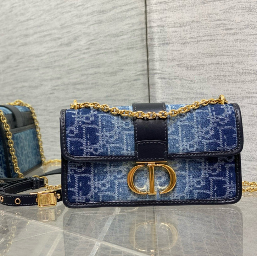 MONTAIGNE 21 BLUE JEAN EMBROIDERY Amelia