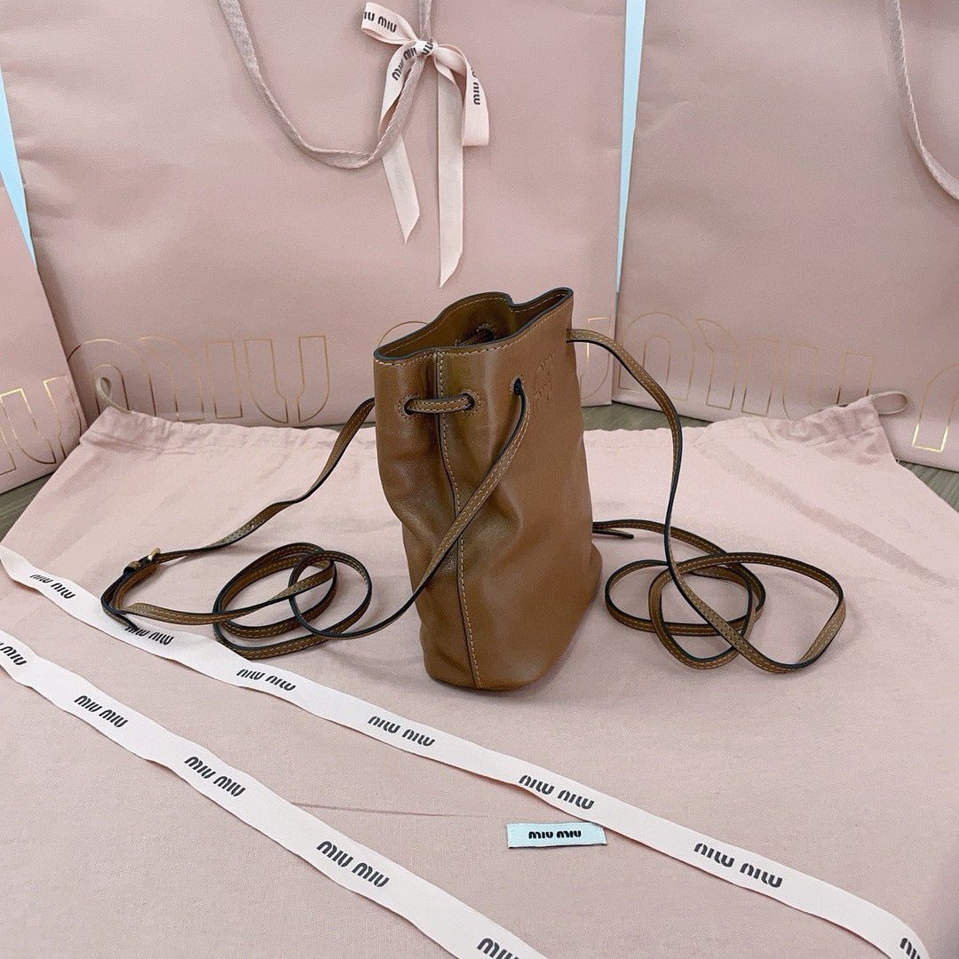 MINI BAG 17 IN BROWN CALFSKIN