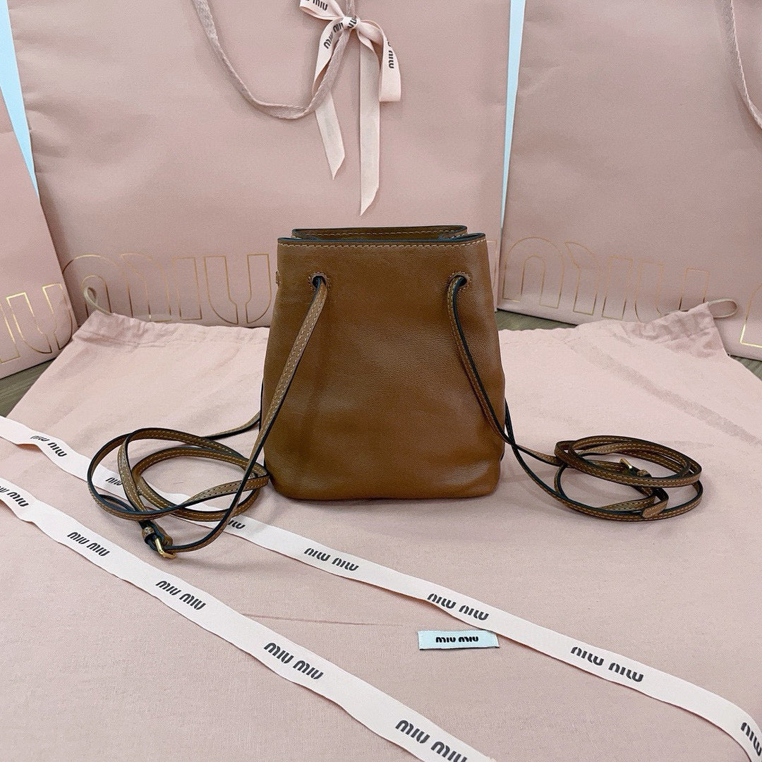 MINI BAG 17 IN BROWN CALFSKIN