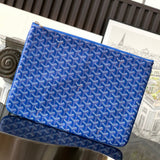 SENAT POCHETTE IN SKY BLUE GOYARDINE CANVAS Amelia Bags