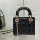 MINI 17 LADY BAG IN BLACK PATENT CALFSKIN