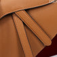 SADDLE BAG 25 WITH STRAP GOLD GRAINED CALFSKIN GHW Amelia
