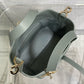 MINI TOUJOURS BUCKET BAG 18 IN GREY CANNAGE CALFSKIN