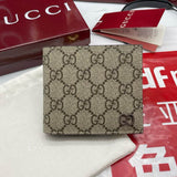 GG BI-FOLD WALLET IN BEIGE MIX BROWN CANVAS Amelia Amelia