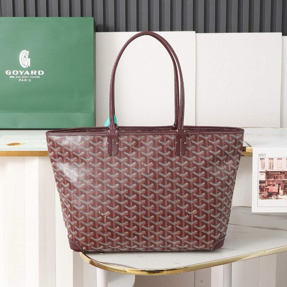 SAINT LOUIS MM 30CM BURGUNDY CANVAS Amelia