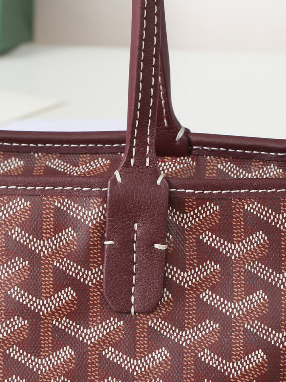 SAINT LOUIS MM 30CM BURGUNDY CANVAS Amelia