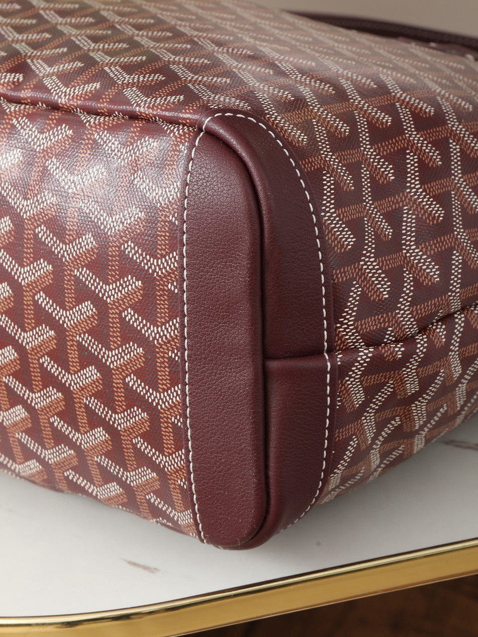 SAINT LOUIS MM 30CM BURGUNDY CANVAS Amelia