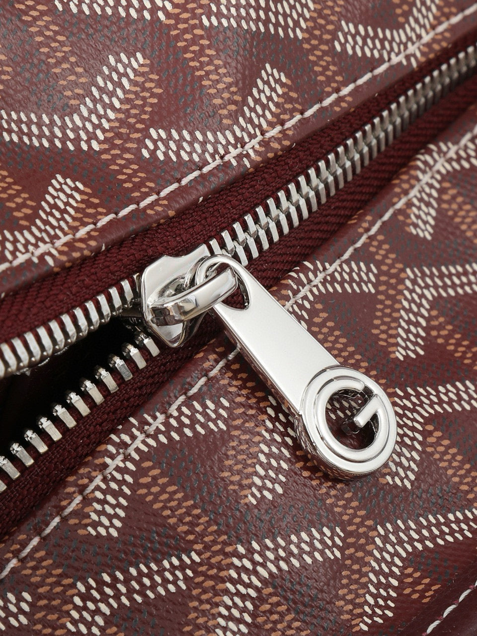 SAINT LOUIS MM 30CM BURGUNDY CANVAS Amelia Bags