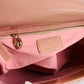 LADY BAG 24 BEIGE PATENT CALFSKIN GOLD HARDWARE Amelia