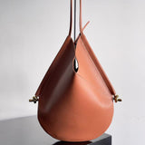 MEDIUM SOLSTICE 44 IN BROWN LAMBSKIN Amelia Amelia
