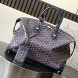 GOYARD BOEING 45 DUFFLE BAG IN NAVY BLUE GOYARDINE CANVAS Amelia Amelia