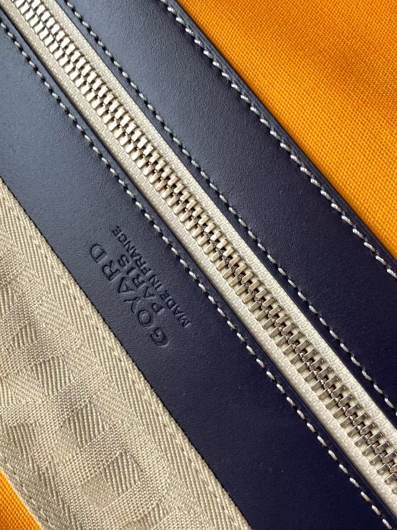 GOYARD BOEING 45 DUFFLE BAG IN NAVY BLUE GOYARDINE CANVAS Amelia