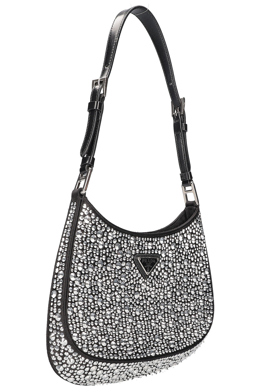 PRADA Cleo Bag Black Crystals