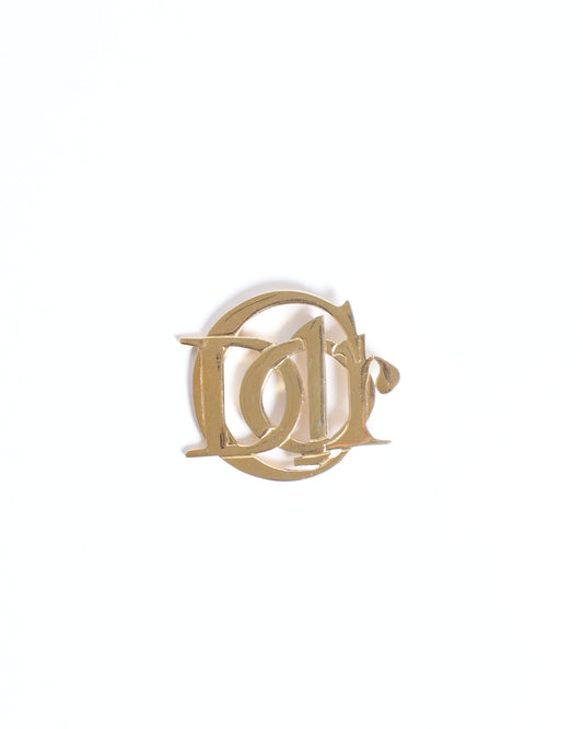 Christian Dior Made in Germany Gold Plated Brooch