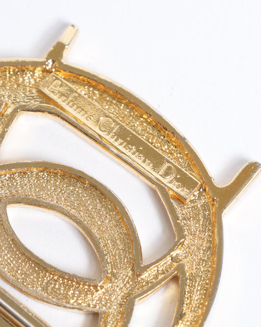 Christian Dior Made in Germany Gold Plated Brooch