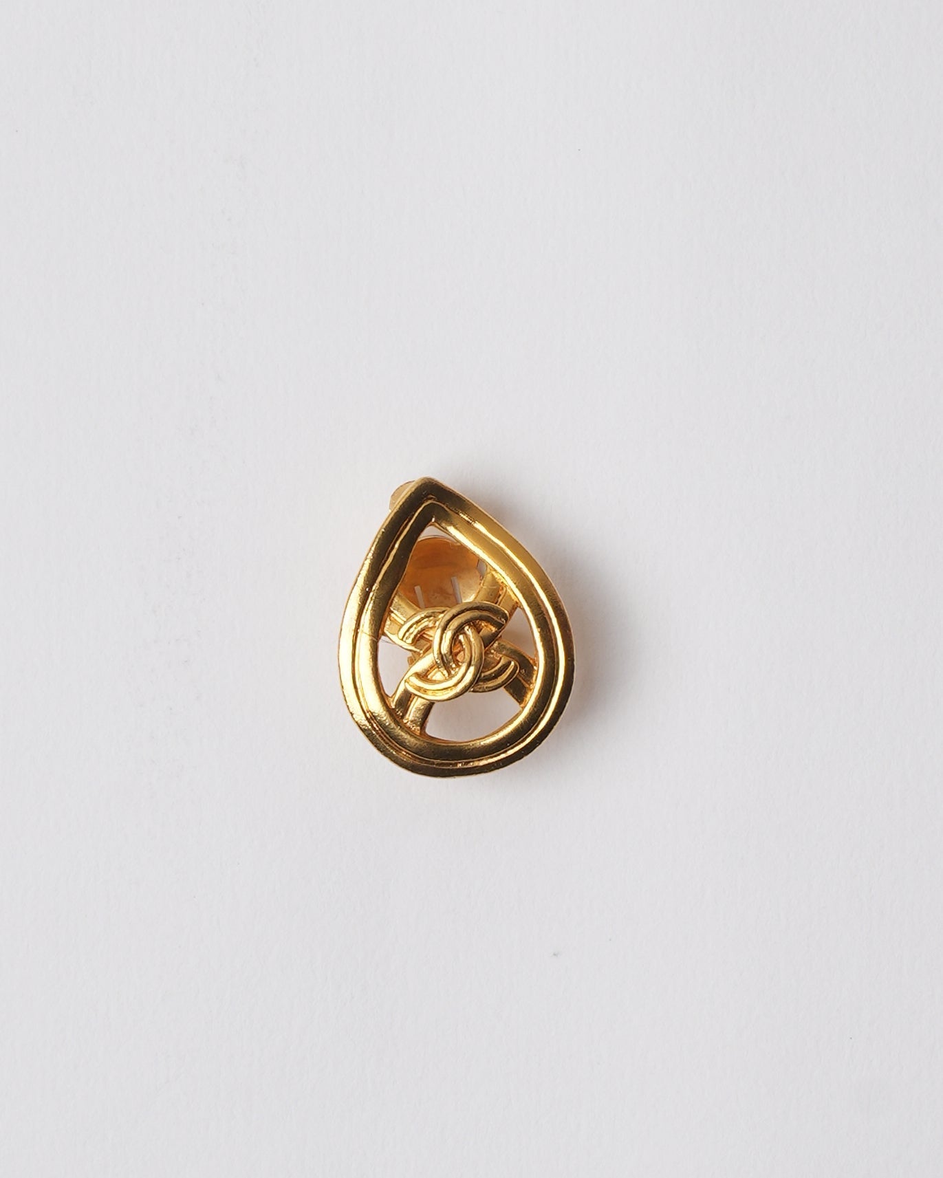 Chanel Gold Plated 1996 Earrings