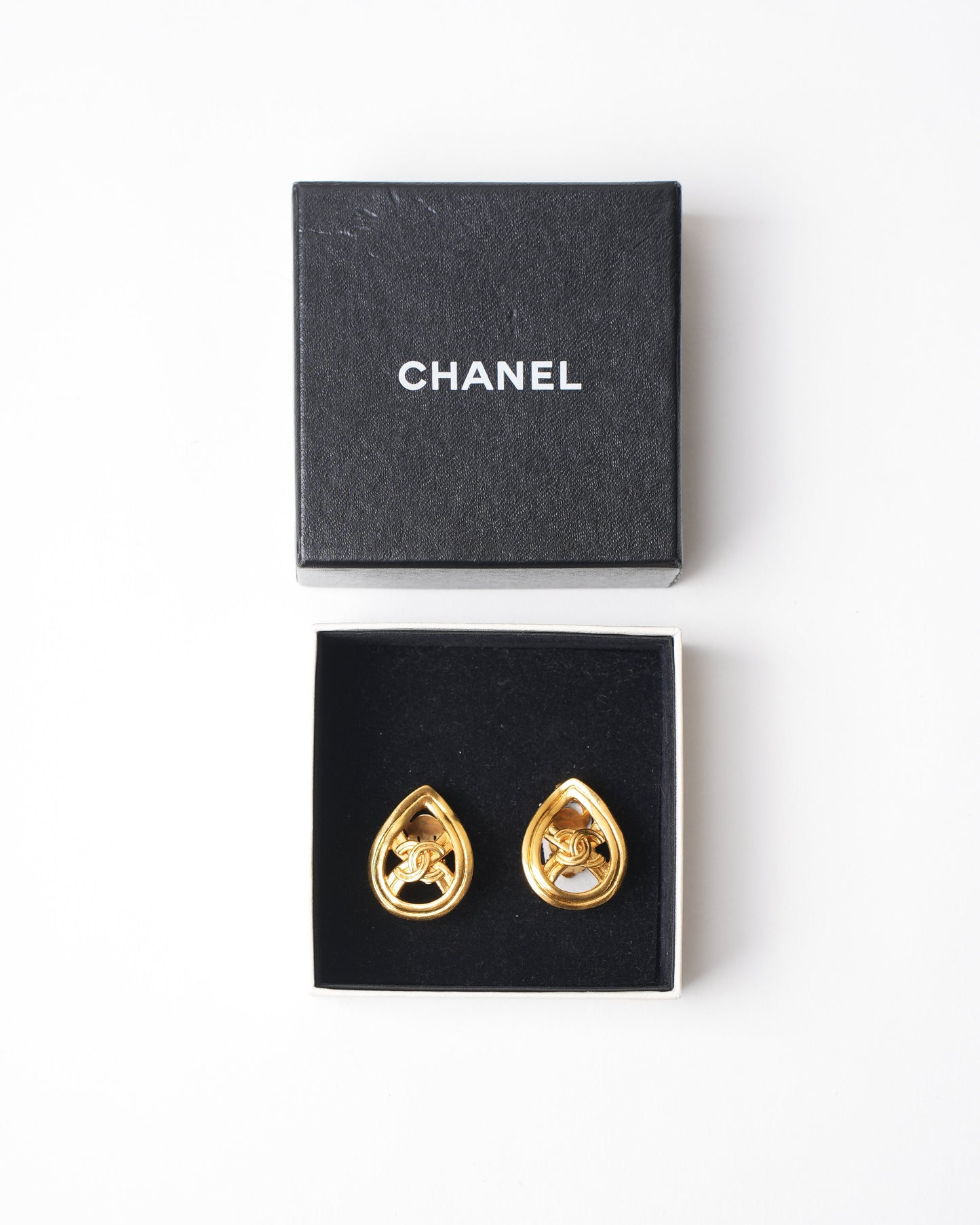 Chanel Gold Plated 1996 Earrings