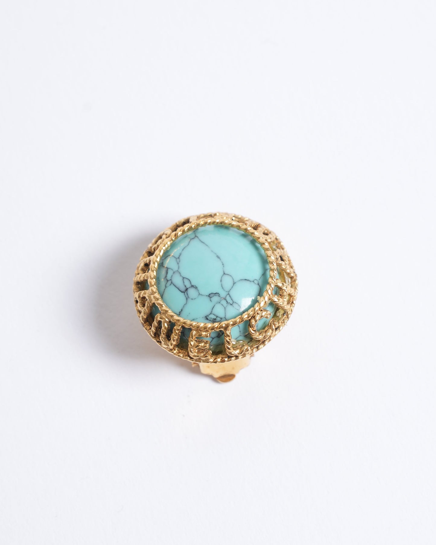 Chanel Gold Plated Earrings