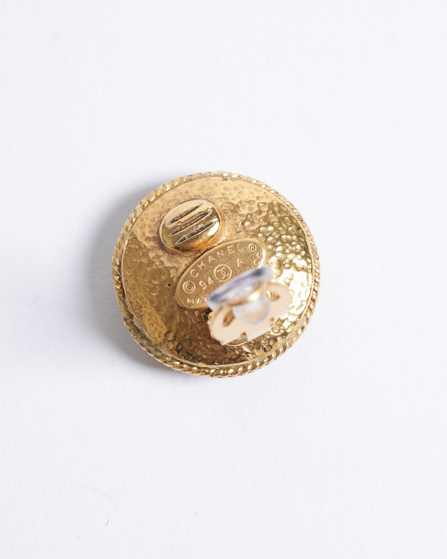 Chanel Gold Plated Earrings