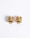 Chanel 1994 Gold Plated Earrings Made In France