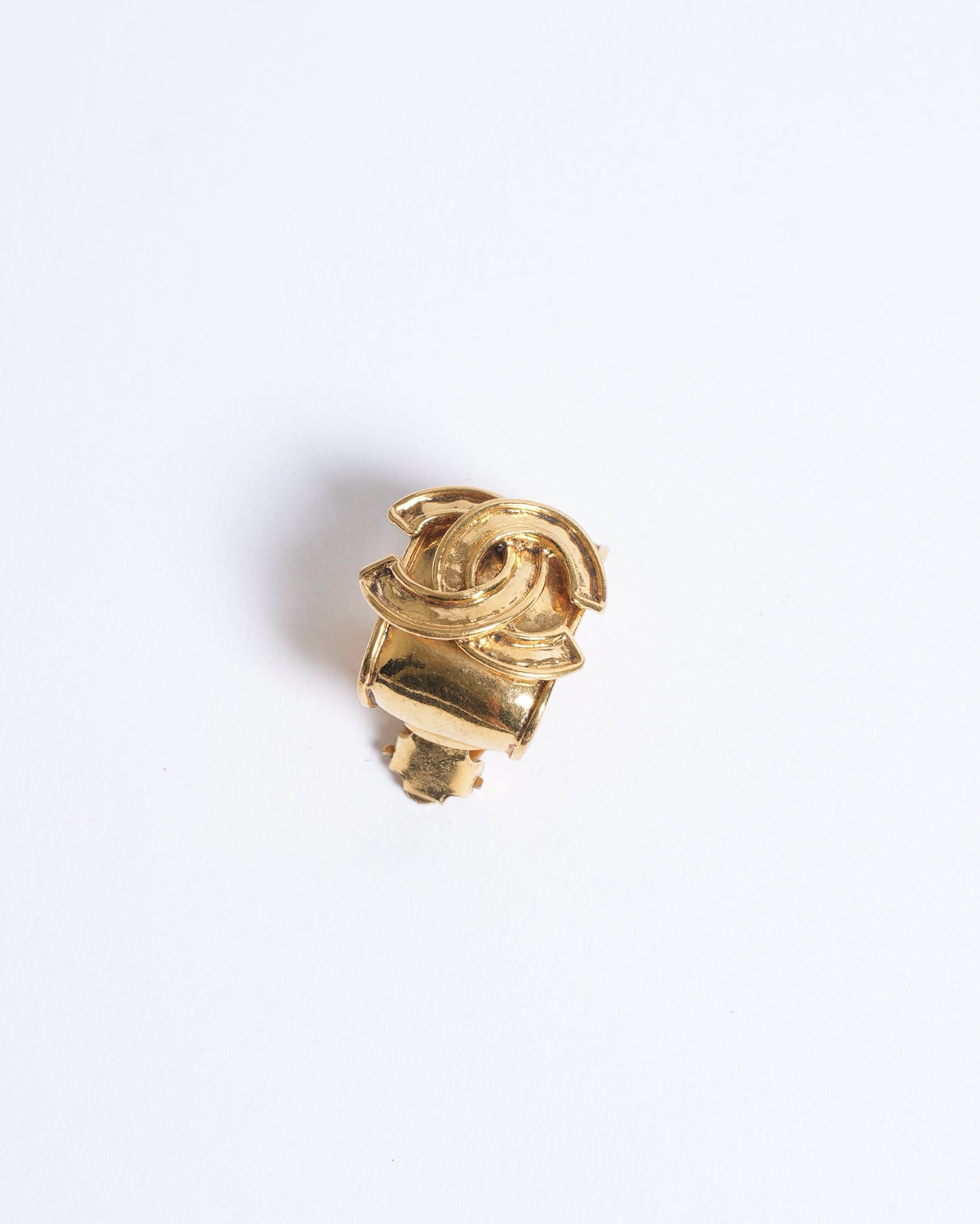 Chanel 1994 Gold Plated Earrings Made In France