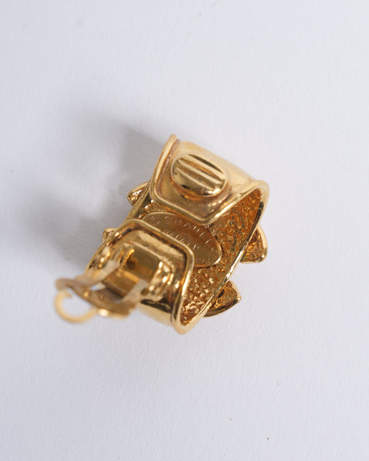 Chanel 1994 Gold Plated Earrings Made In France