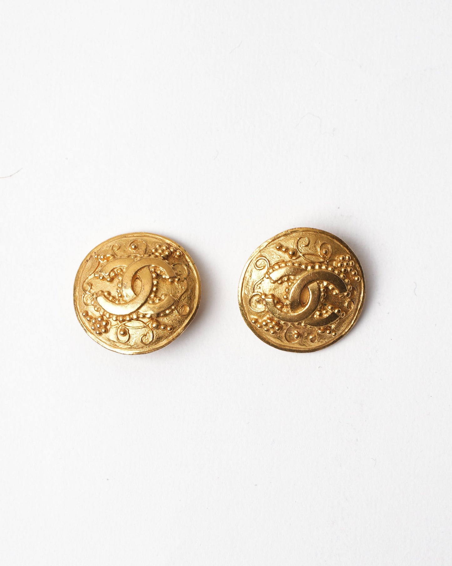 Chanel Gold Plated 1996 Earring