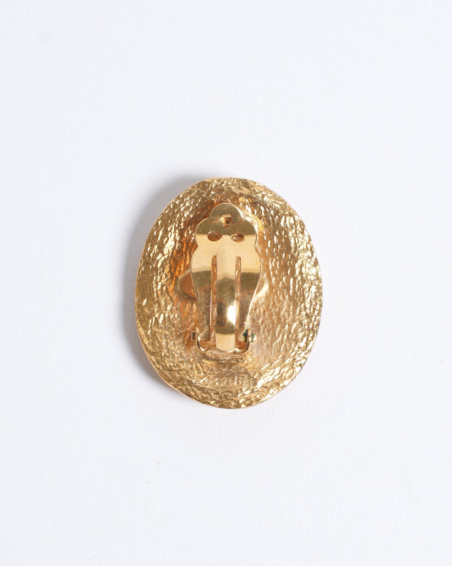 Chanel Oval Earrings Made In France