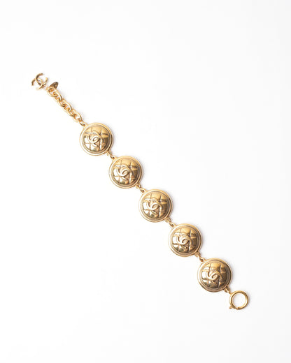 Chanel Gold Plated Bracelet