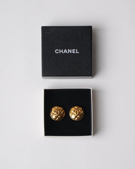 Chanel Gold Plated 1990's Earring