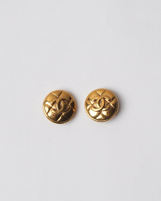 Chanel Gold Plated 1990's Earring