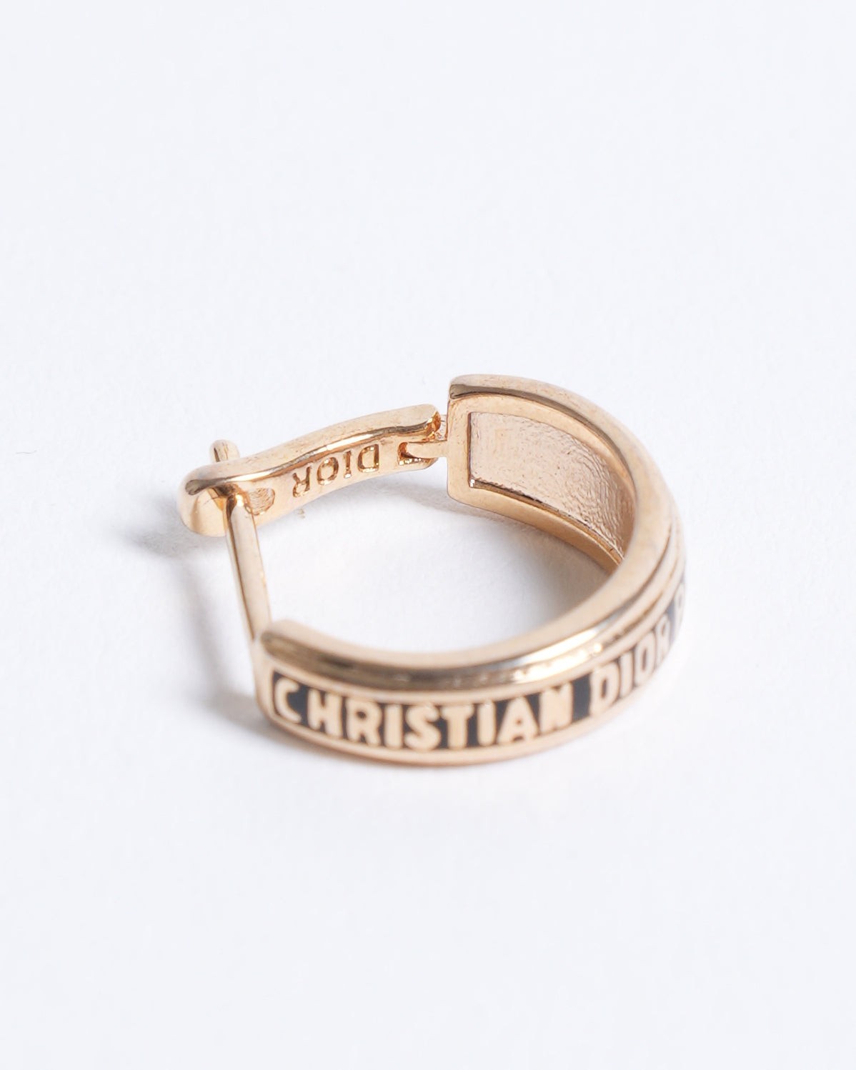Christian Dior Gld Plated Earrings Made In Germany