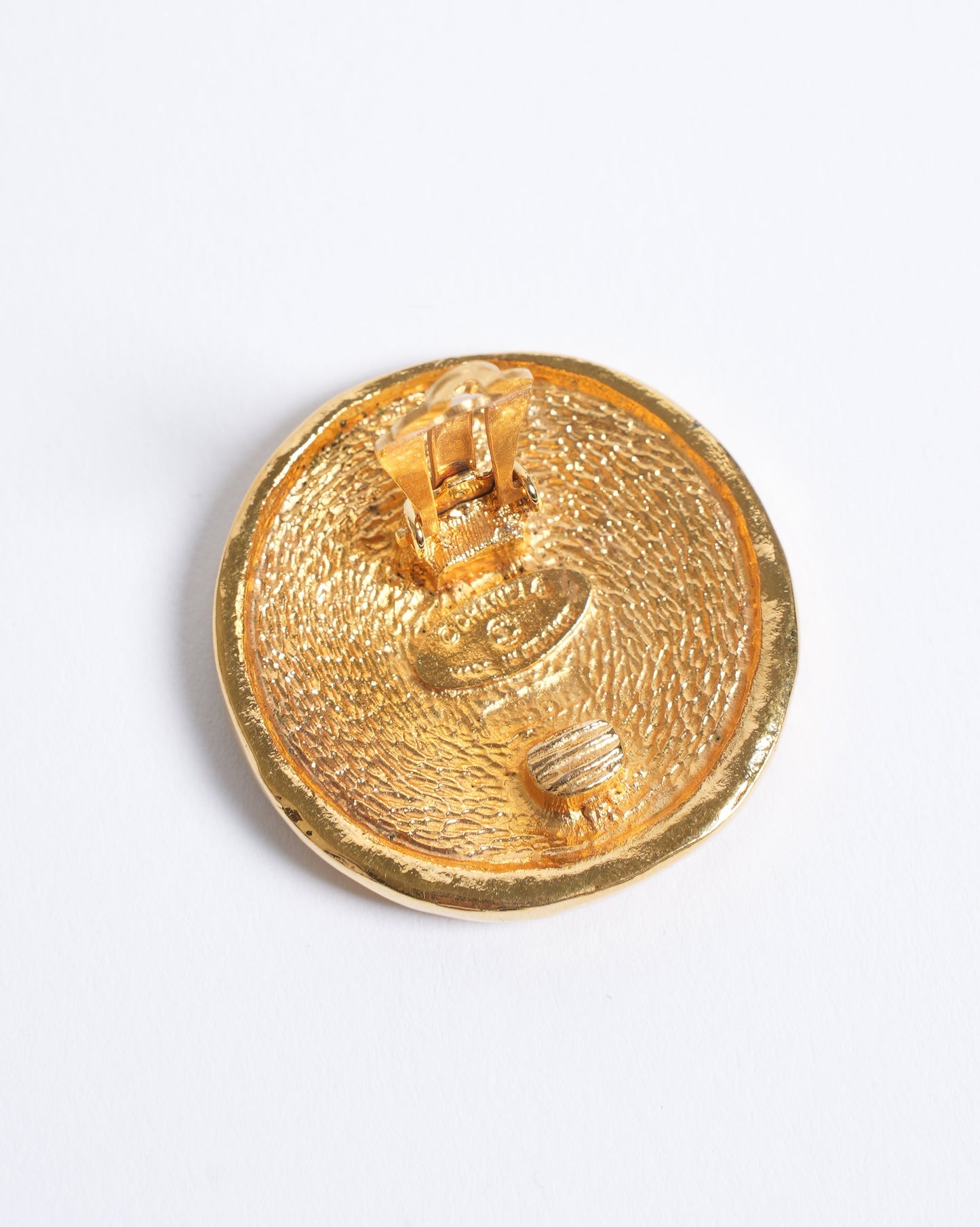 Chanel Gold Plated Earrings