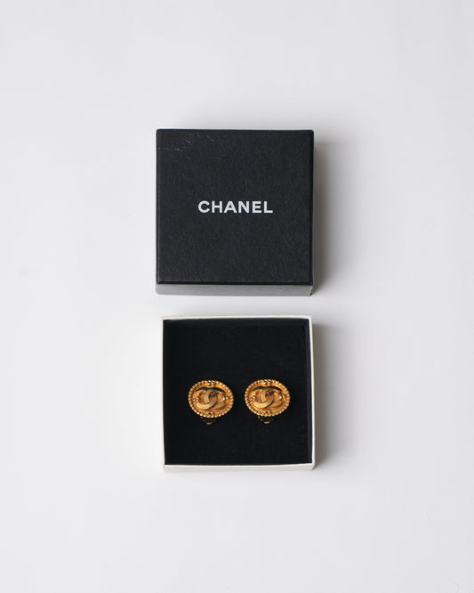 Chanel 1996 Gold Plated Earring