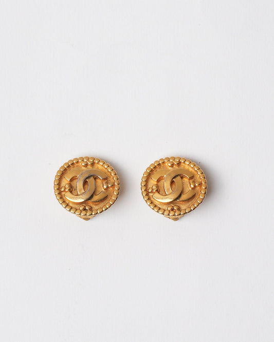 Chanel 1996 Gold Plated Earring