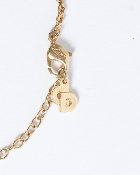 Christian Dior Made In Germany Gold Plated Necklace